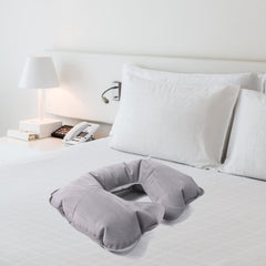 Inflatable & Foldable, Pillow U Shape Air Cushion Travel Pillow (1 Pc / Mix Color)