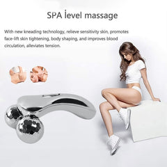 Handheld 3D Roller Face and Body Massager