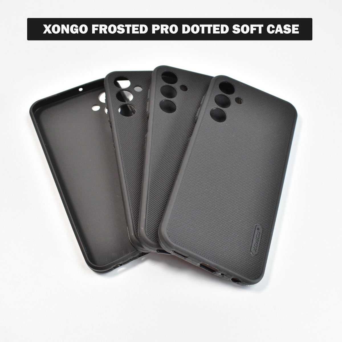 Black Frosted Soft Case For Vivo