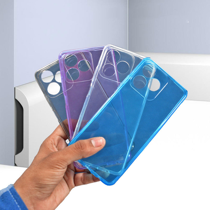 Colour Clear Soft Case For Iphone