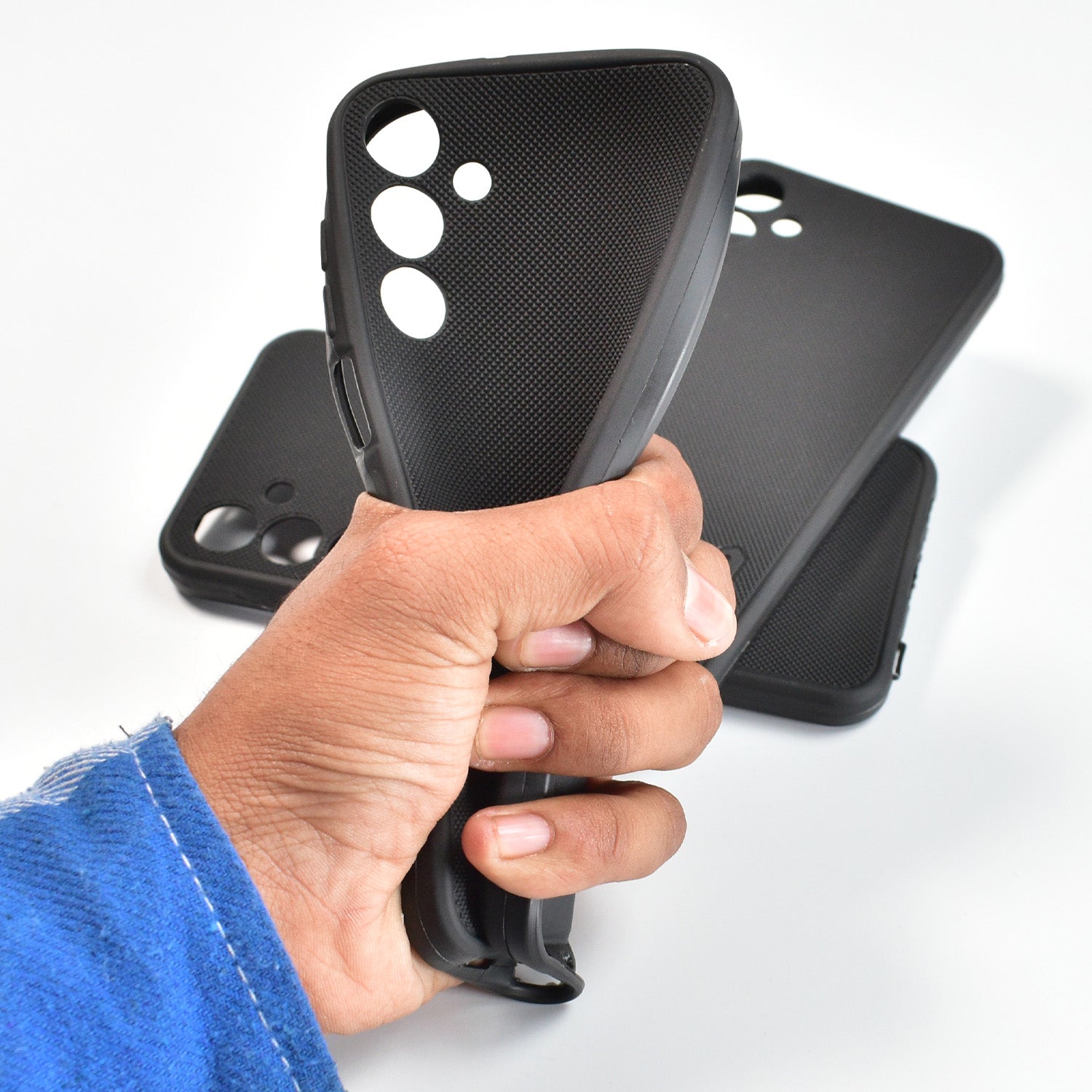 Black Frosted Soft Case For Redmi