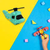 Small DIY Helicopter Toy, Small Kid's Toy, Rotating Tail Wing DIY Helicopter (30 Pc Set)