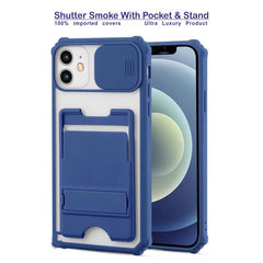 Shutter Smoke With Stand Hard Case For Samsung
