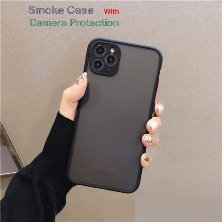 Smoke Camera Protection Hard Protection Case For Iphone