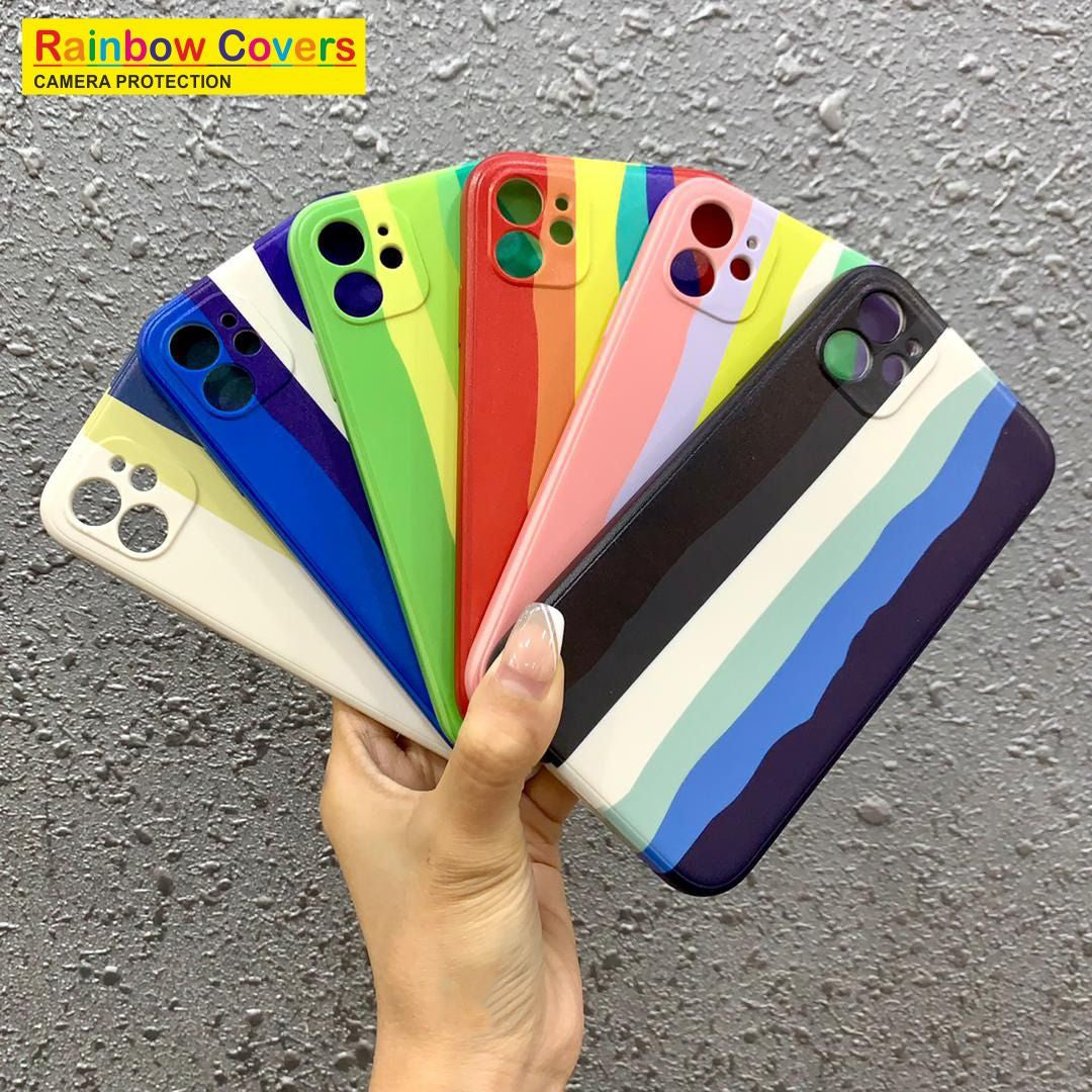 Rainbow Soft Print Case For Iphone