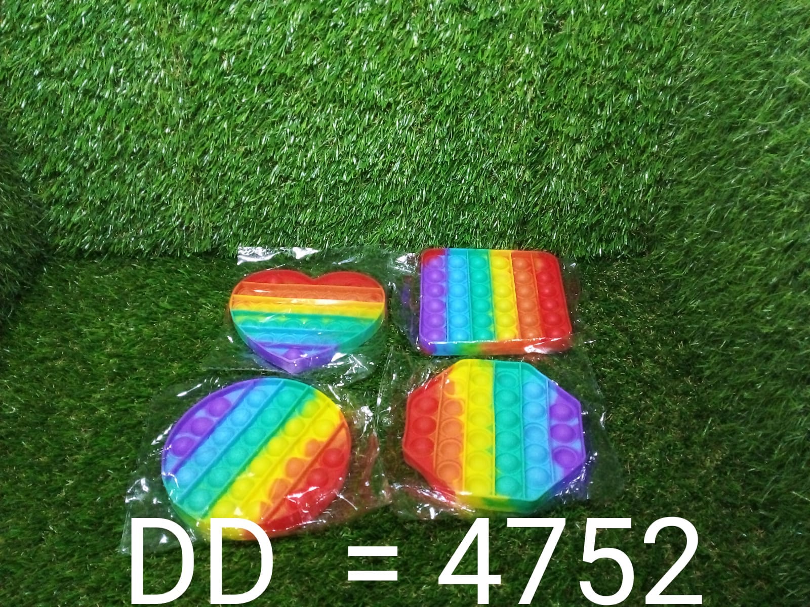 4752 Random Shape Rainbow Colored Fidget (1Pc Only) DeoDap