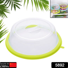 5892 Air-Tight Microwave Oven Dish Cover Microwave Splatter Cover Food Cover Microwave Food Plate Kitchen Plate Dish Lid Dishwasher Safe