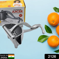 2126  MANUAL ALUMINIUM METAL FRUIT PRESS JUICER