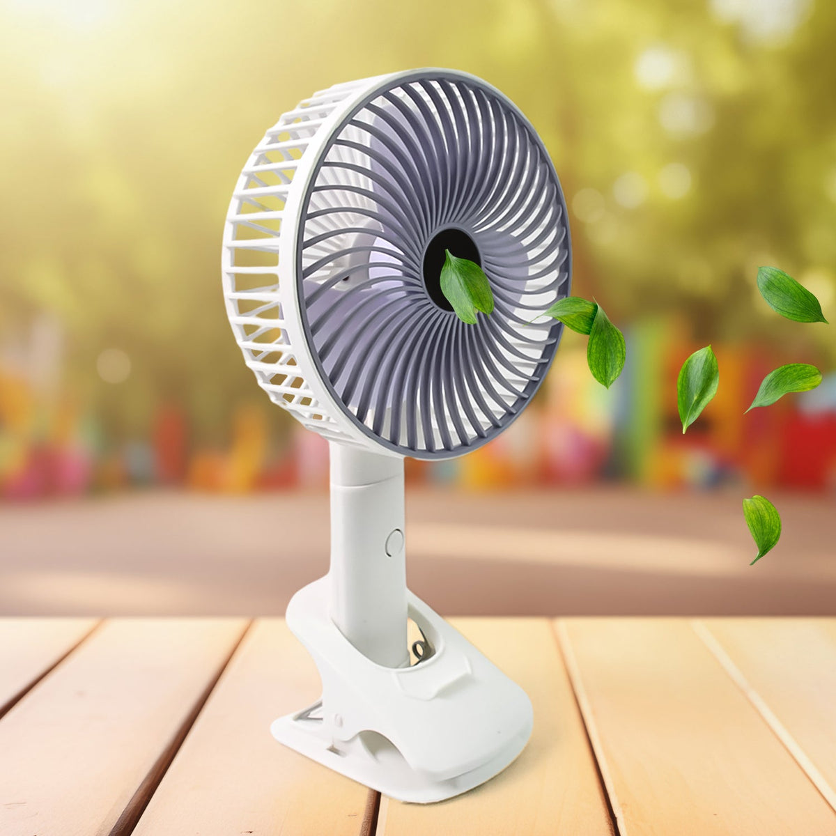 Multifunctional USB Desk Fan Clipped Fan (1 Pc / With Color Box)