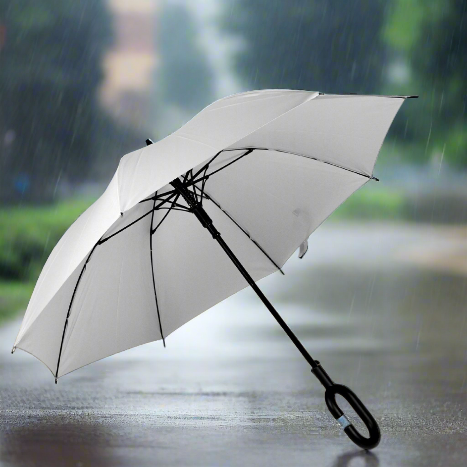 8551 Umbrella Summer Sun and Rain Protection Foldable Cute Umbrella & C-Shaped Handle || UV Protection Rain Sun Umbrella || Travel Accessories || Umbrella for Children, Girls, and Boys (1 Pc / Mix Color) 