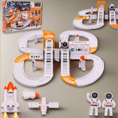 Outer Space Race Track Set for Kids Toys (1 Set)