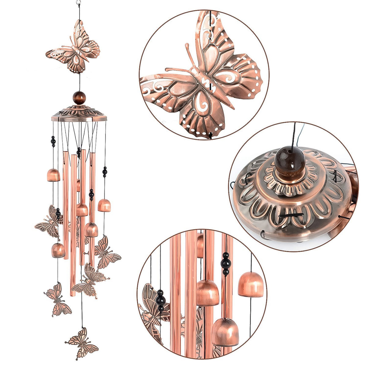 Butterfly Wind Chimes, Wind Chimes Jhumer / Jummer (1 Set)