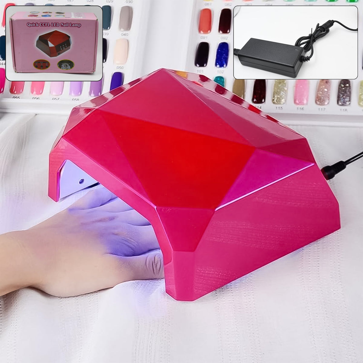 36W LED Nail Dryer Fast Curing Lamp with Motion Sensor (1 Pc)