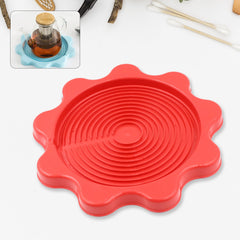 10019 Multifunction Place mats Waterproof Anti-Slip at Insulation Table Mats Thermos Bottle Cup Mat Cup Coaster Kitchen Accessories, Home Thermos Kettle Pad, Heat Proof Pad Heat Insulation Pad (23×23 CM)
