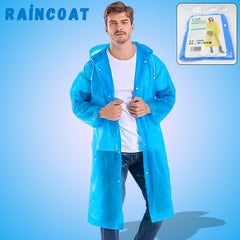 Eva Portable Rain Coat, Waterproof Raincoat (1pc)