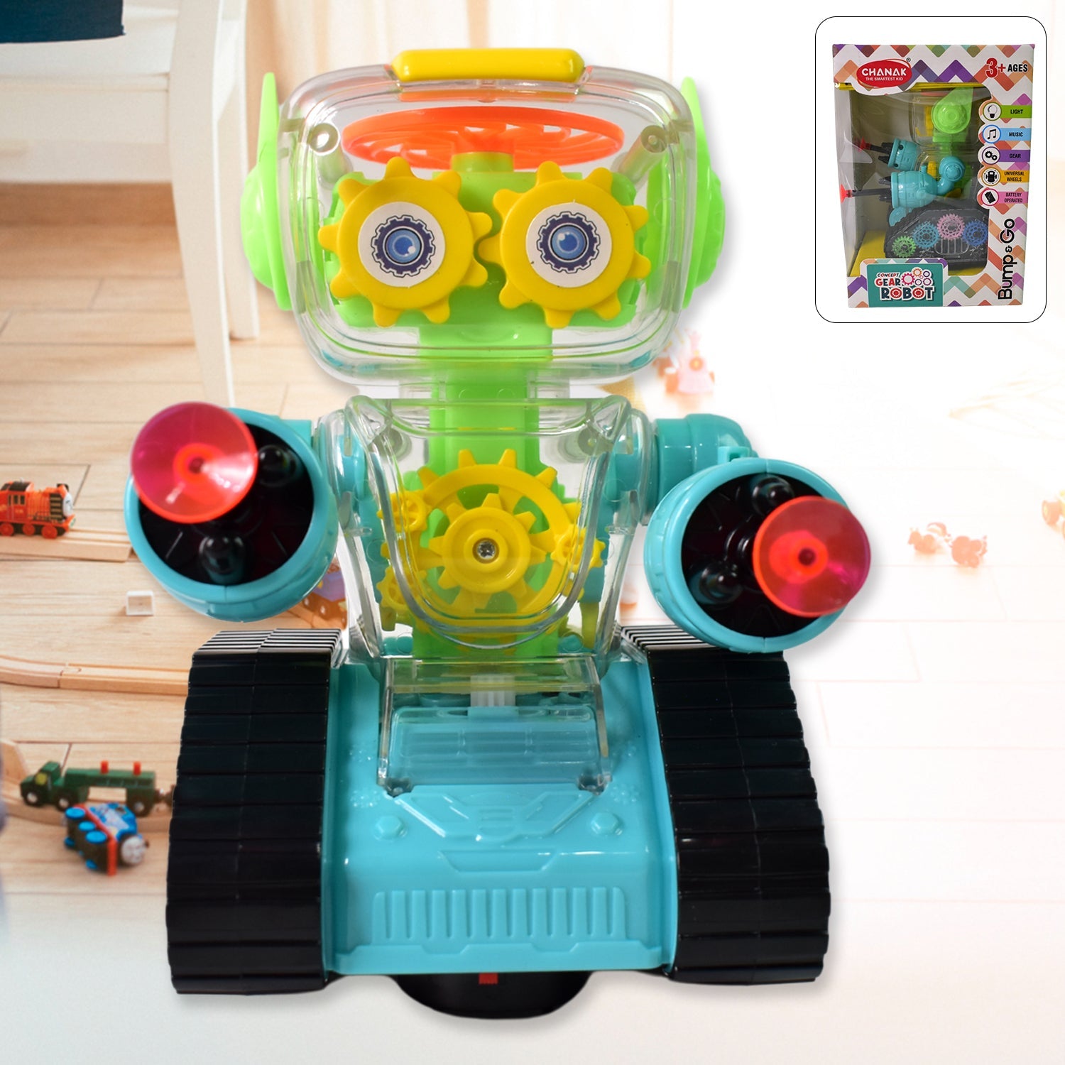 Gear Robot Car for Kids (1 Pc)