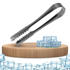 Stainless Steel Tong for Lifting Ice Cubes, Sugar Cubes | Serving Tongs (13 Cm / 1 Pc)