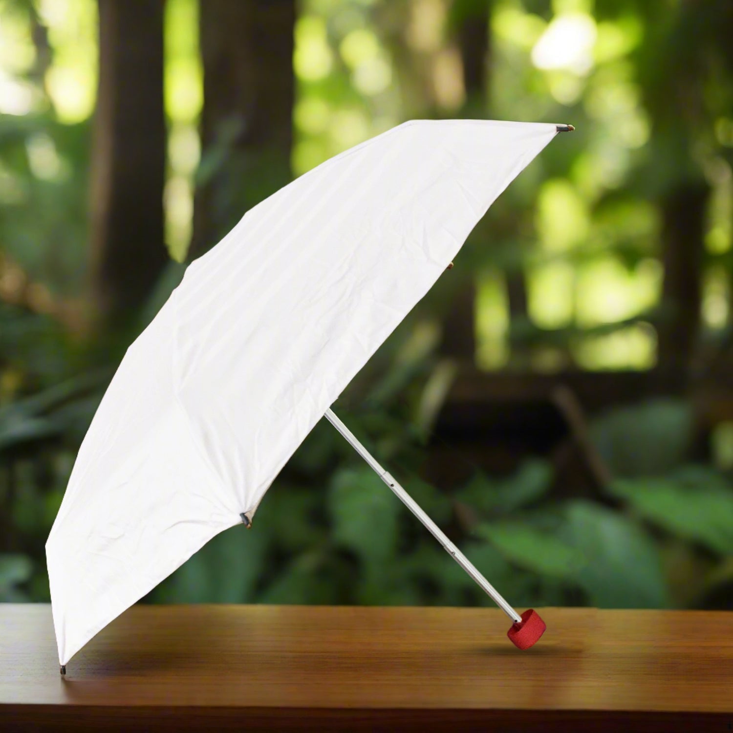 3-Fold Sun & Rain Protective Solid Foldable Umbrella (1 Pc)