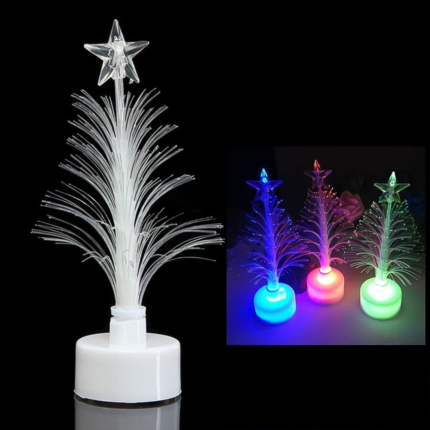 Tree LED Candlelight Colourful Candle Decoration LED Light Night (1 Pc)