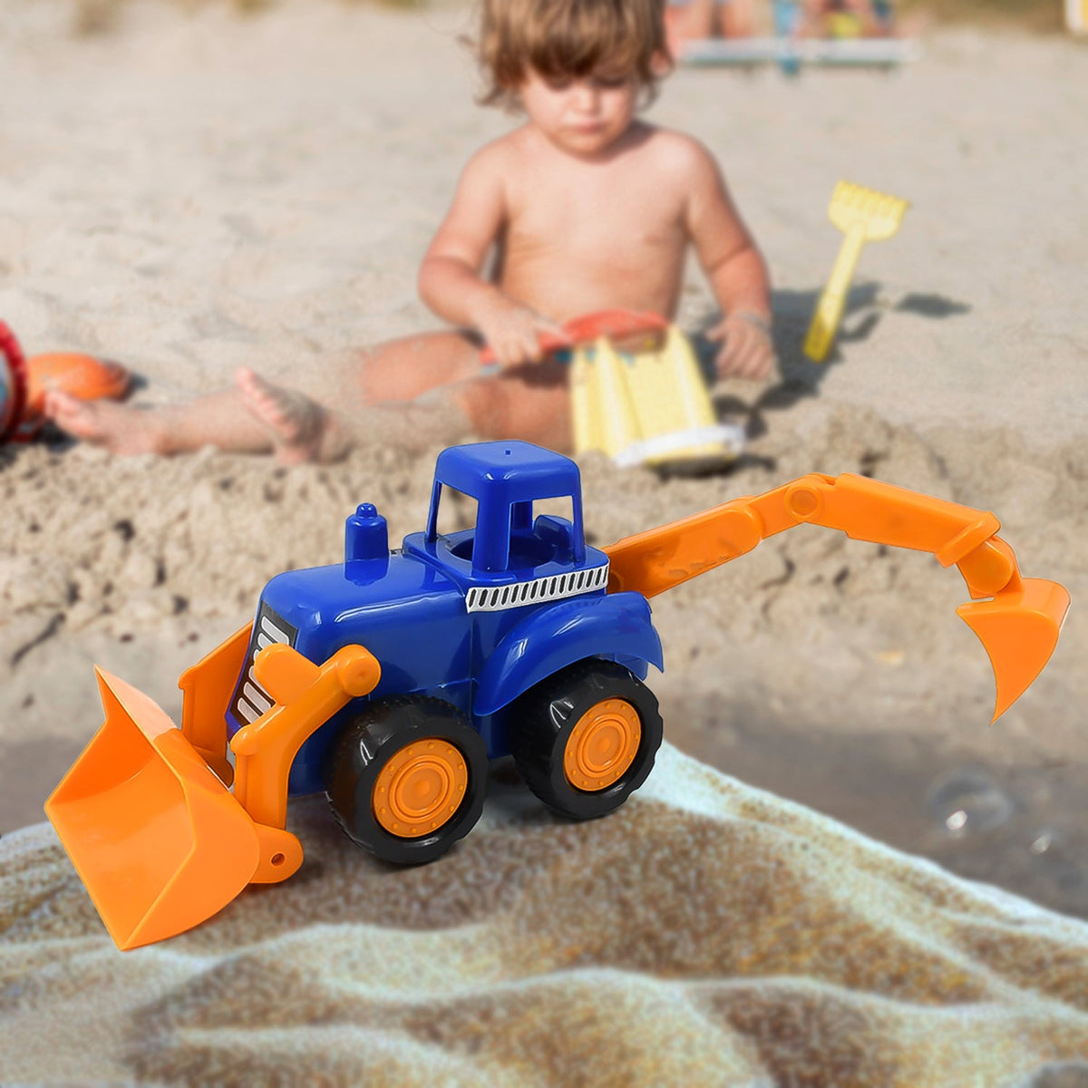 Friction Powered Construction JCB for Kids (1 Pc)