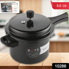 Aluminium Rays Black Beauty Pressure Cookers With Outer (5.5 Litres)