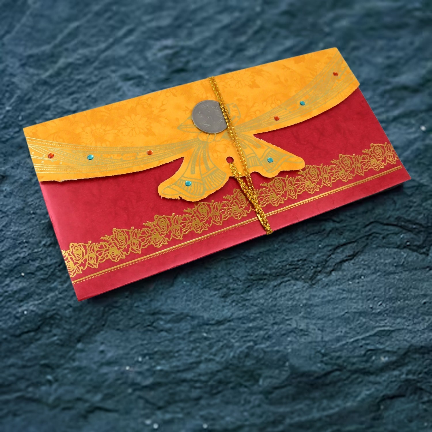 Wedding Gift Card / Cover (1 Pc / Multicolour)