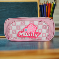 Pencil Pouch With Zipper (1 Pc / 2 Compartment )