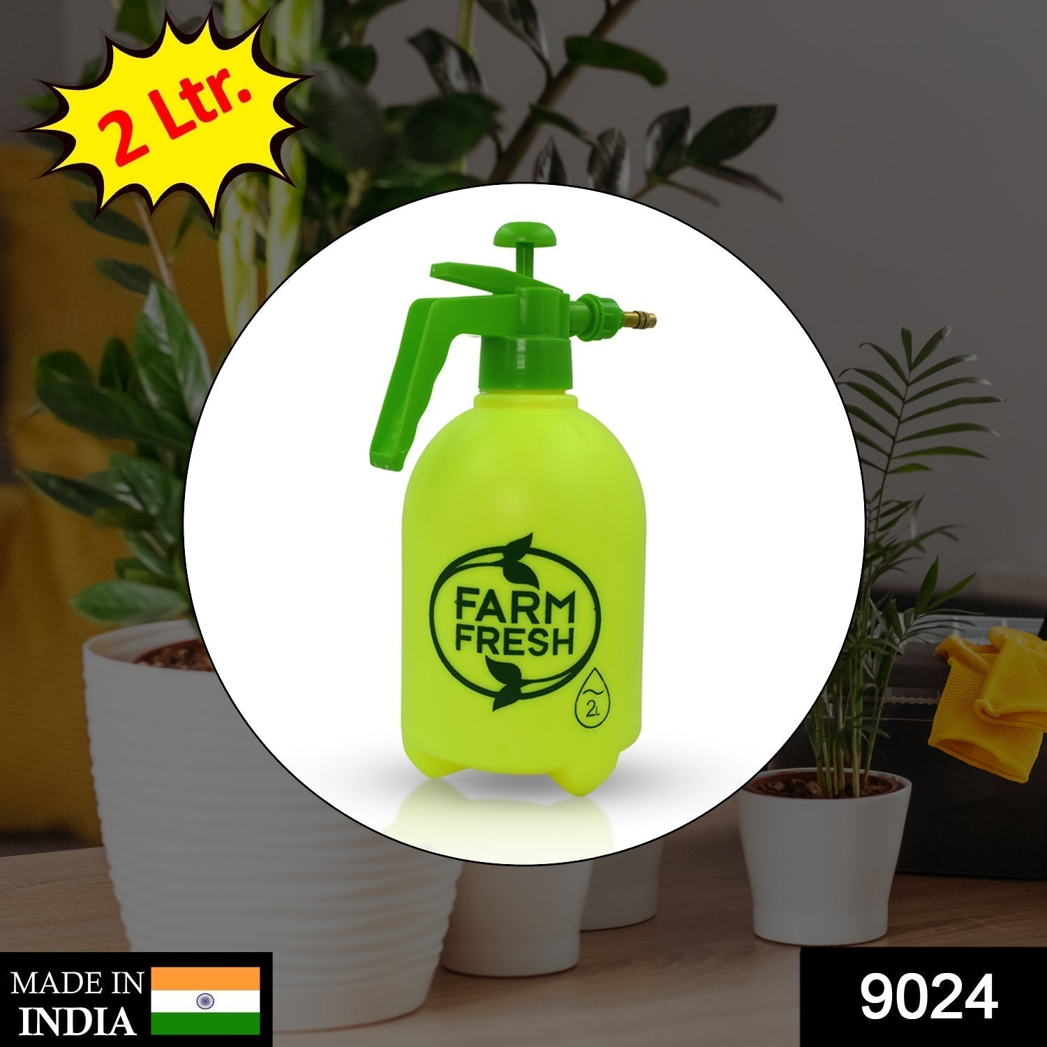 9024 2 L FF Garden Sprayer used in all kinds of garden and park for sprinkling and showering purposes. DeoDap