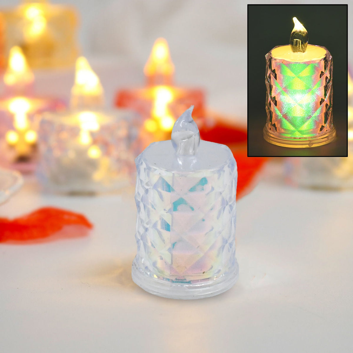 Festive Lighting for Any Occasion: 1 Pack LED Tealight Candles