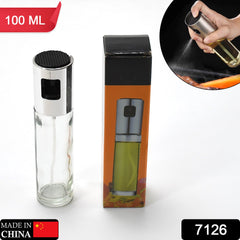 7126 Oil Sprayer Dispenser, Oil Versatile Glass Spray Bottle For Cooking & Multi Use Bottle DeoDap