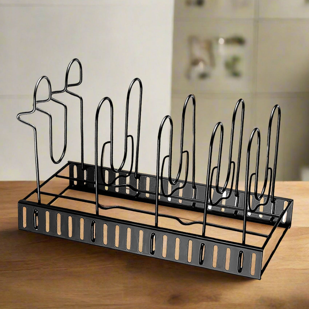 Multipurpose Pan & Pot Organizer Rack (1 Pc)