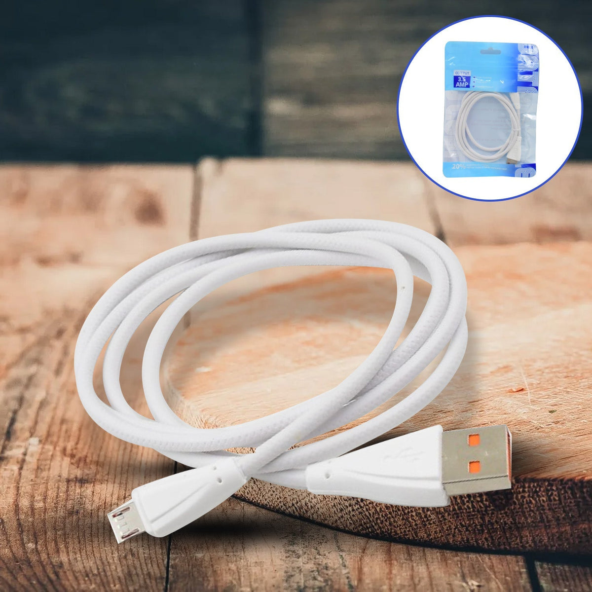 Fast Charging For Android & Data Transfer, Long Micro Cable (950 mm)