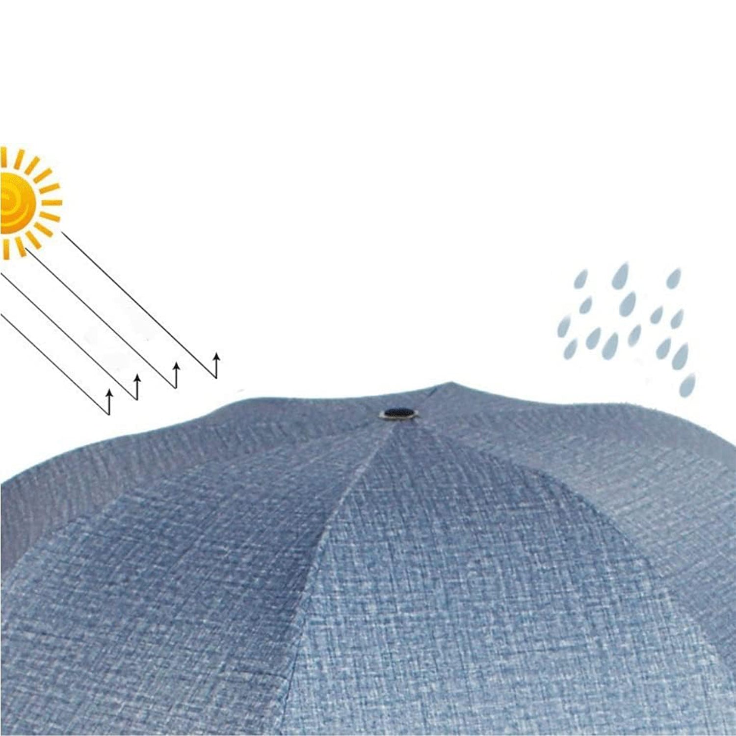 8562 3-Fold Umbrella Summer Sun and Rain Protection Foldable Cute Umbrella || UV Protection Rain Sun Umbrella || Travel Accessories || Umbrella for Children, Girls, and Boys (1 Pc / With Zip Case) 