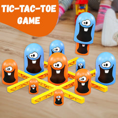 Tic-Tac-Toe Game, Gobble Game, Board Game Indoor (1 Set)