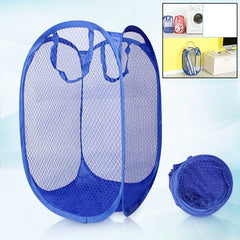 Foldable Collapsible Mesh Laundry Bag Pack Of 1 (Mix Color)