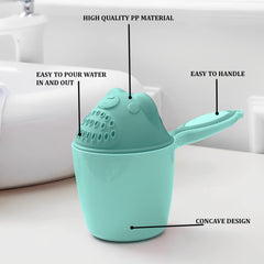 7697 Baby Shampoo Shower Cup Safe Soft Bathing Water Scorpion Baby Bath Tumbler Hair Washing Mug Rainer DeoDap