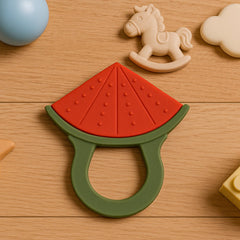 Baby Silicone Teether (1 Pc): Food Grade, Non-Toxic, Teething Relief (3 Months+)