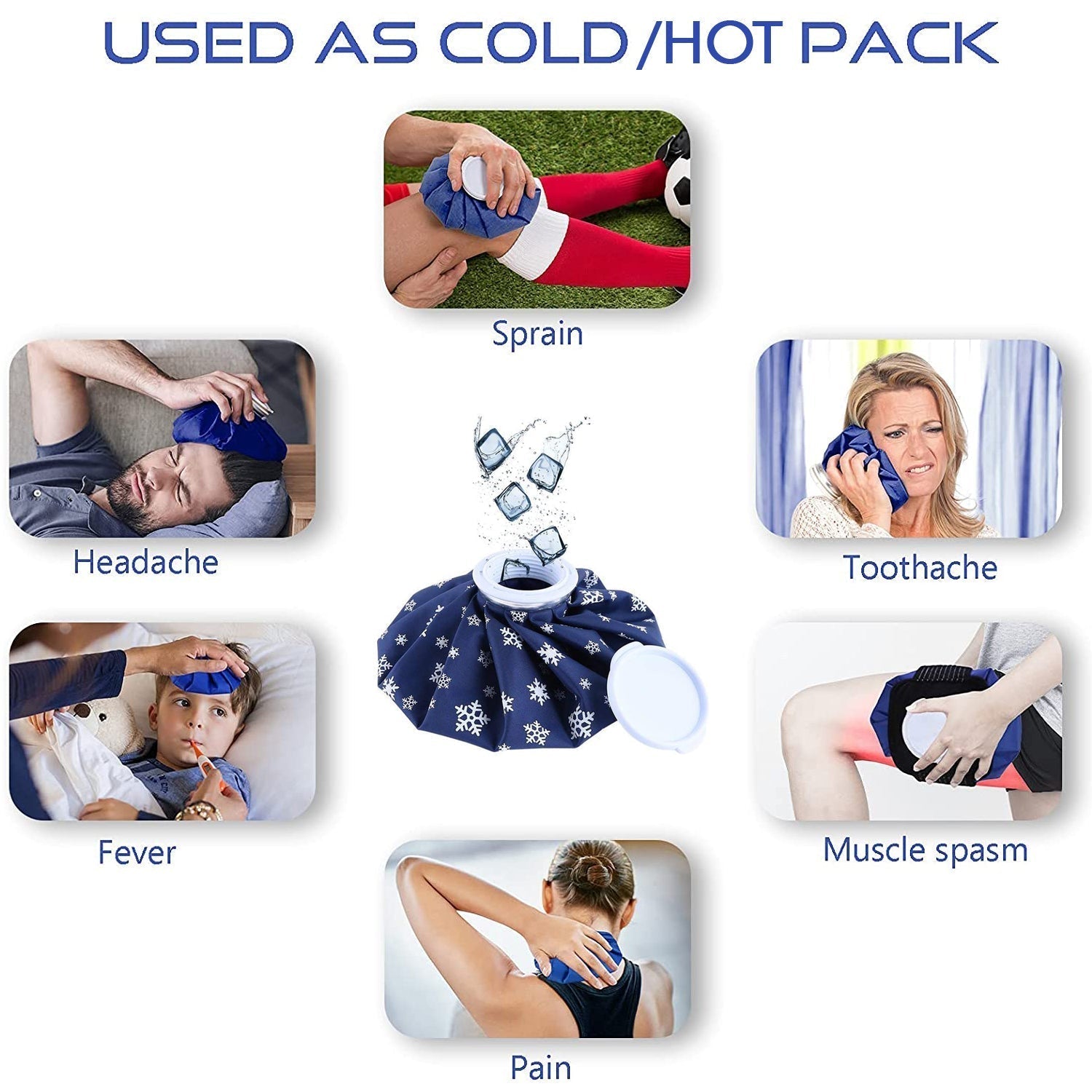 6165 Pain Reliever Ice Bag Used To Overcome Joints Pain In Body. DeoDap