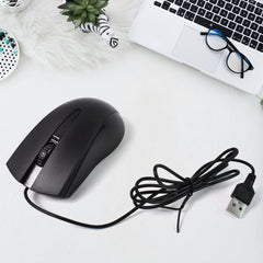 Computer / Laptop Wired Optical Mouse, X2 (1 Pc)