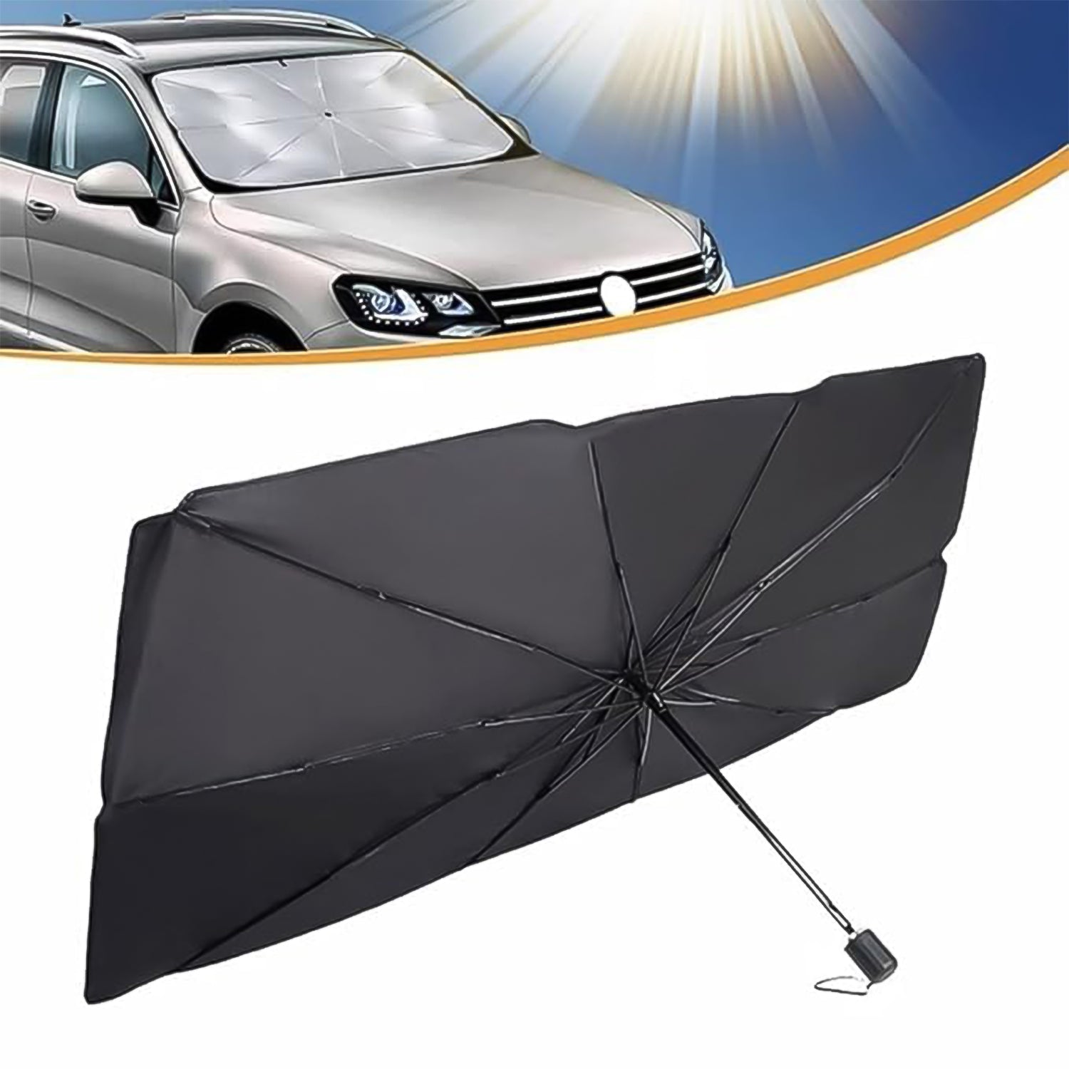 Windshield Umbrella Sun Shade Cover for Car (1 Pc)