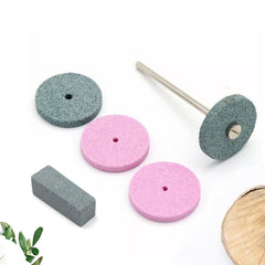 Mini Abrasive Wheel, Quickly Change Stone Mounted Grinding Wheel (6 Pcs Set)