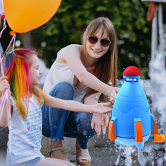 Sprinkler Rocket Launcher Summer Toys for Kids (1 Set)