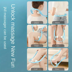 Portable Neck & Shoulder Massager for Back & Waist Relief