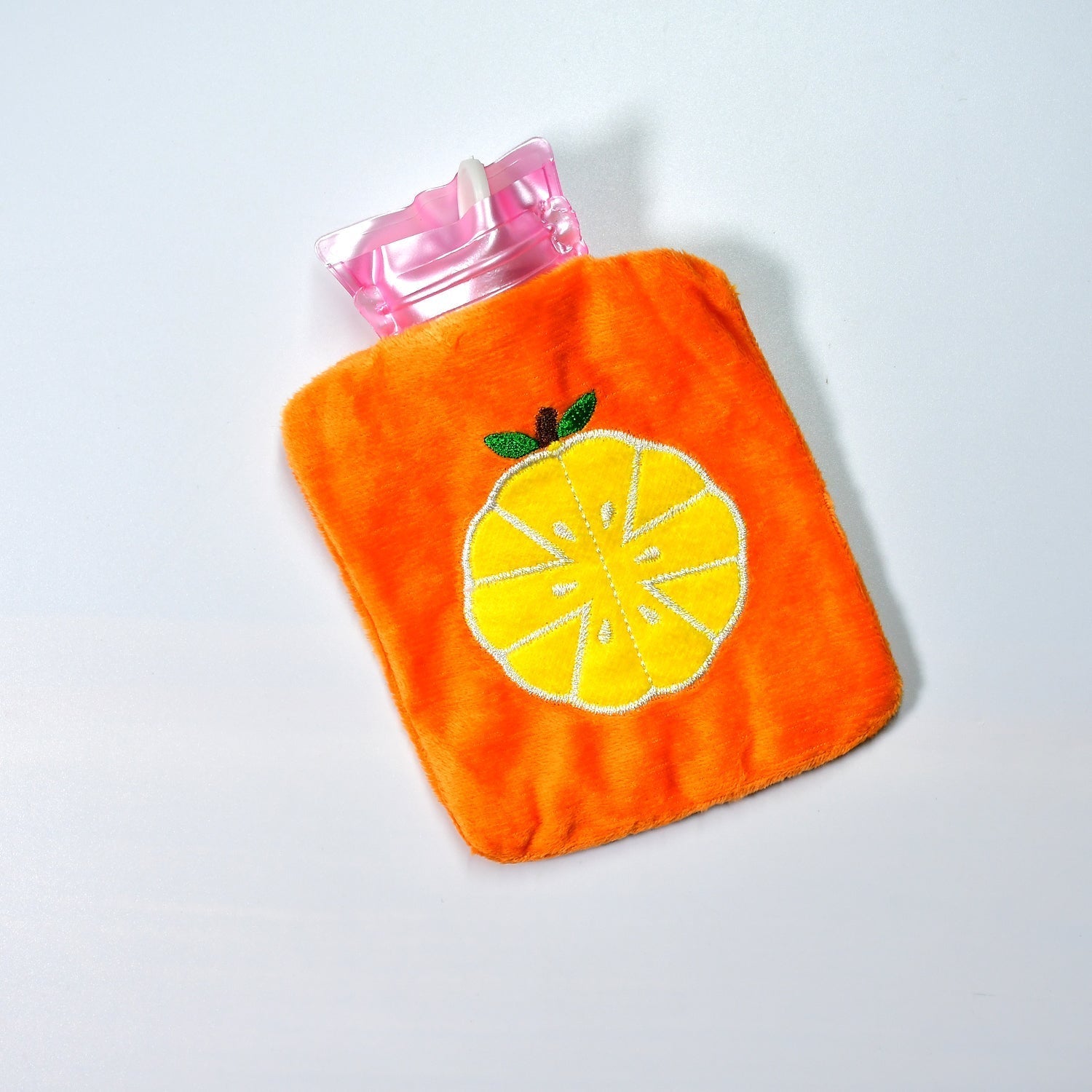 6510 Orange small Hot Water Bag with Cover for Pain Relief, Neck, Shoulder Pain and Hand, Feet Warmer, Menstrual Cramps. DeoDap