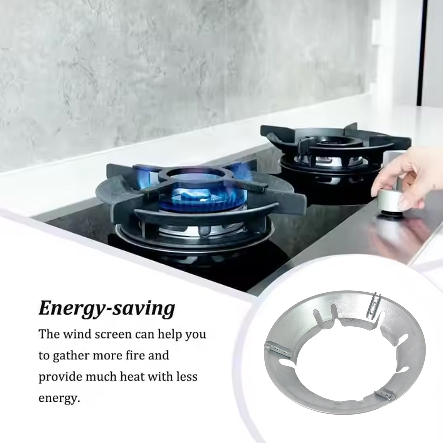 Gas Stove Burner Cover / Stand (221 Gm / 1 Pc)