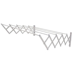 17562 Foldable Extendable Drying Rack | Suitable for Hanging All Types of Clothes | Ideal for Interior and Exterior, Made of High Resistance Aluminum for Bathroom Indoor Outdoor