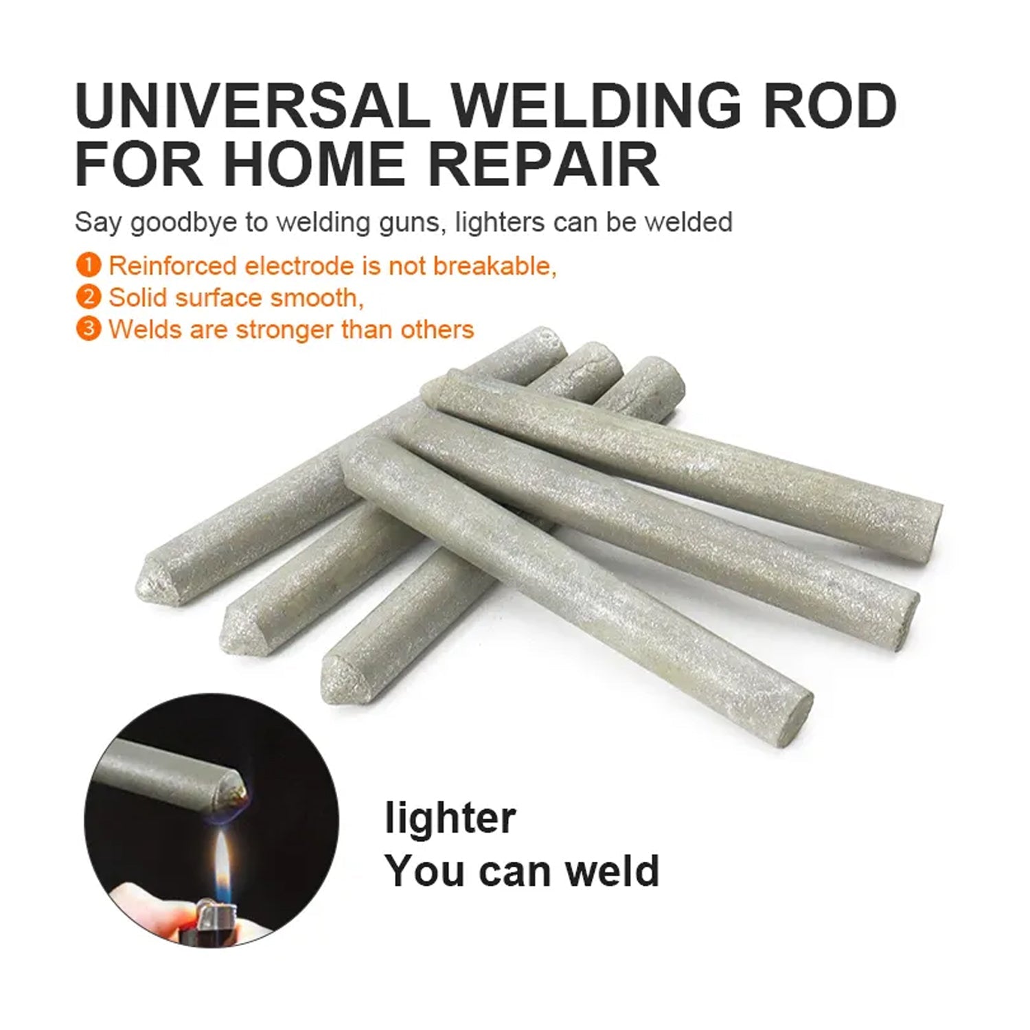 Low Temperature Universal Welding Rod, Aluminium Welding Rods (72 pcs Set / Inside 3 pcs packet)