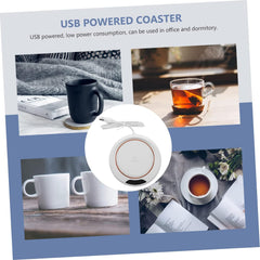 5576 USB Warm Coaster Heated Coffee Mug Portable Office Desk Portable Cup, Heater Coffee Mug Warmer Electric Cup Warmer (1 Pc)