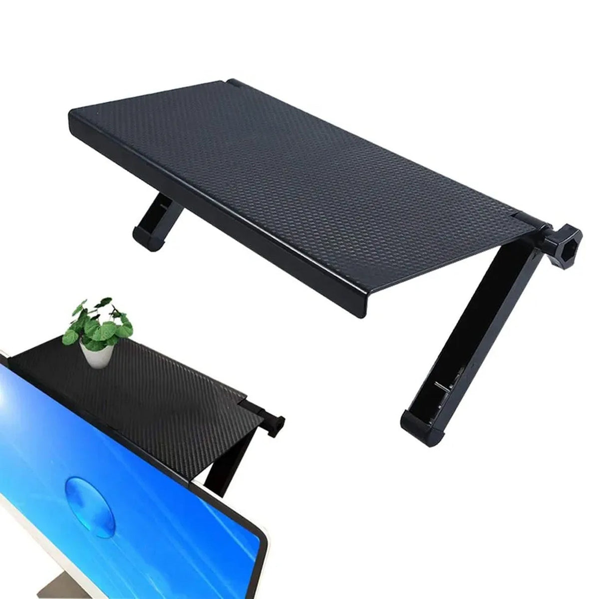 4690  TV Top Shelf Screen Shelf Adjustable Monitor Shelf Media Shelf TV Shelf for Cable Box Game Storage TV Stand Above TV Shelf Mount Audio Video Shelving for Cellphone Stand