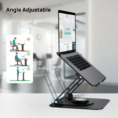 Aluminium Alloy 360°Rotating Bracket, Adjustable Stand (1 Pc)